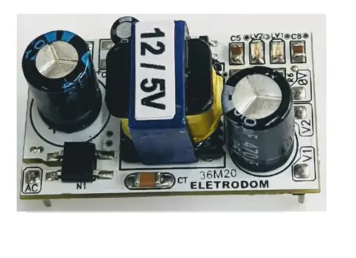 Mini Fonte, Arduino, Esp8266, Esp32, Ac Dc 2 Saidas 5v 12v