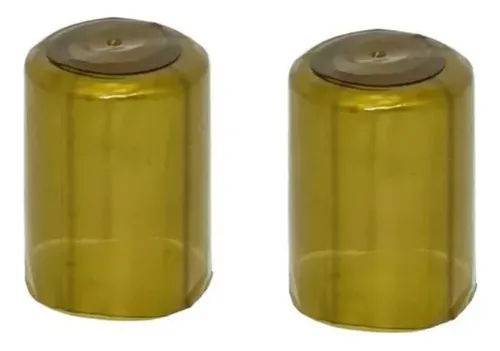  Kit Lacres Termoencolhível Dourado Garrafa 31 X 40mm (100 Unidades)